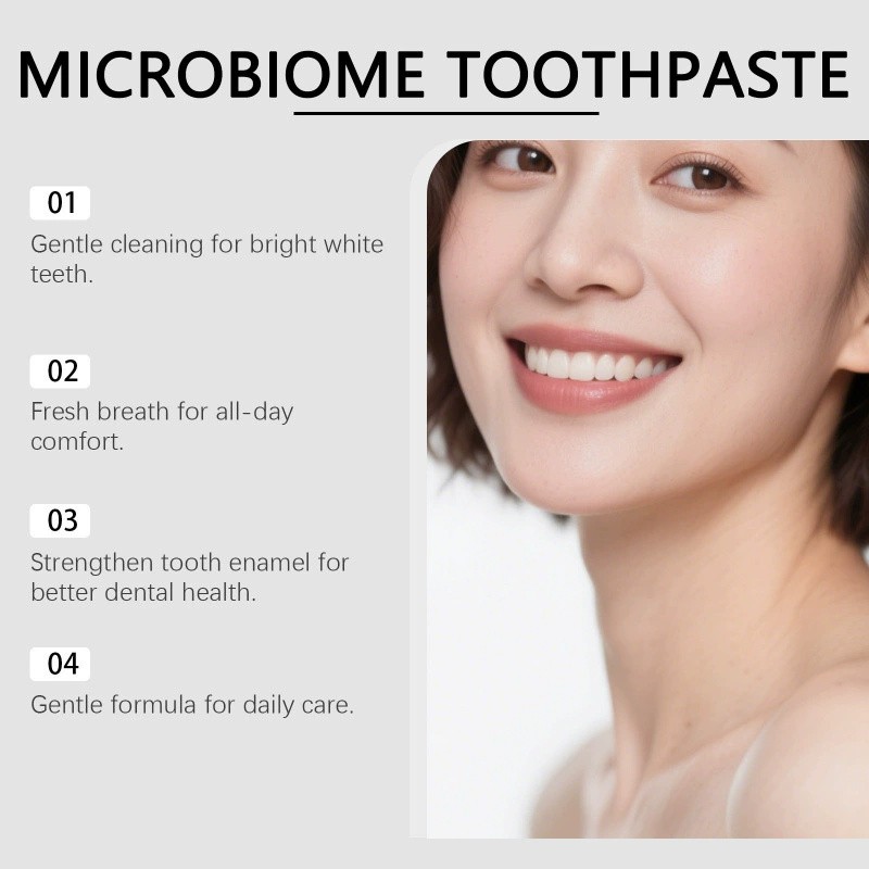 Microbiome Mint Flavor Gum Toothpaste Cleaning Toothpaste Sensitive Teeth 120g