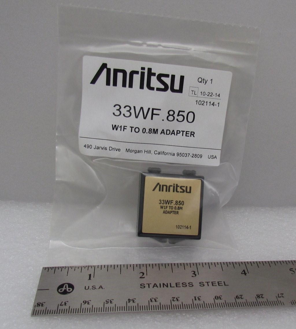 Anritsu 33WF.850 Calibration Grade Adapter, W1 F to 0.8mm M,110 GHz,Factory New