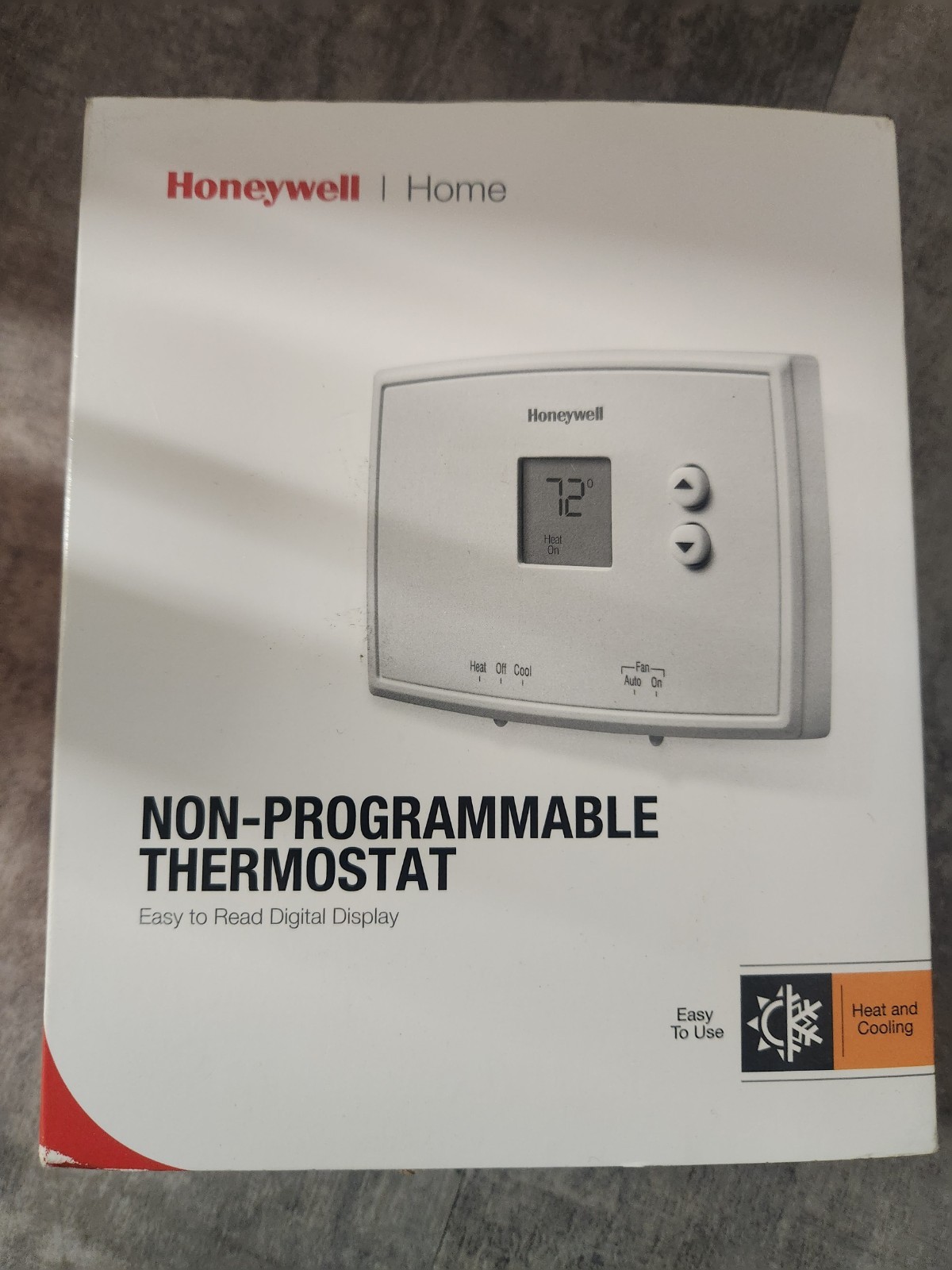 Thermostat for Home Digital Non Programmable Simple Honeywell RTH111B easy use