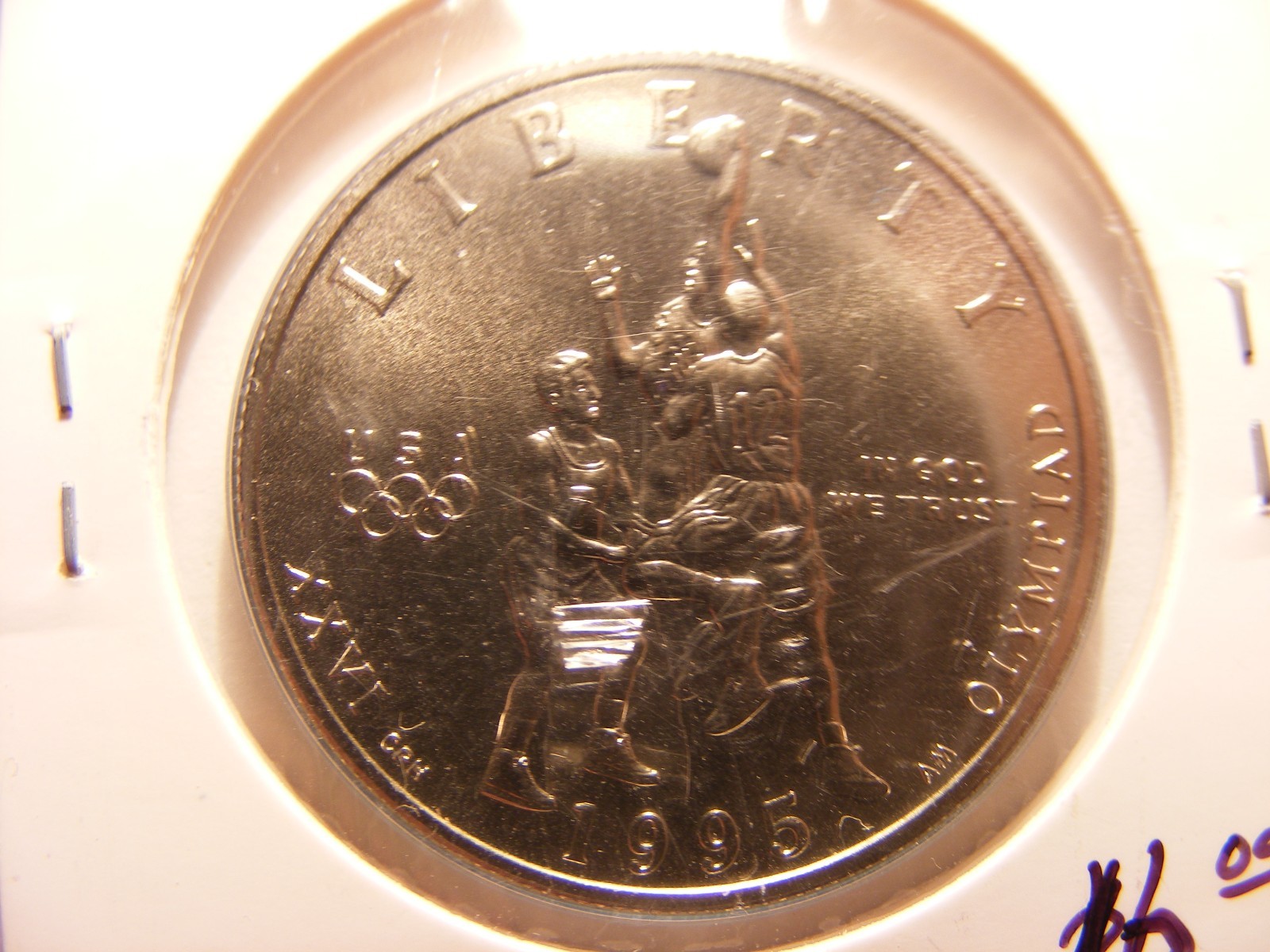 USA 1995-S Clad Half Dollar, Olympic Basketball Commemorative, Low Mintage coin