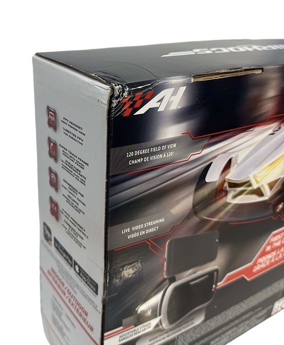 Airhogs FPV High Speed Race Car VR Headset Spinmaster Virtual Reality Set New