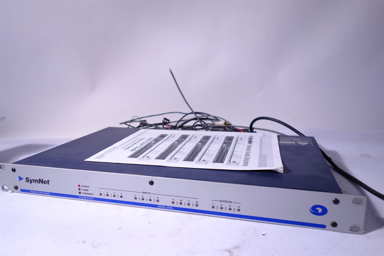 Symnet Express 12x4 4x12 Cobra with Accessories Manuals / Connectors