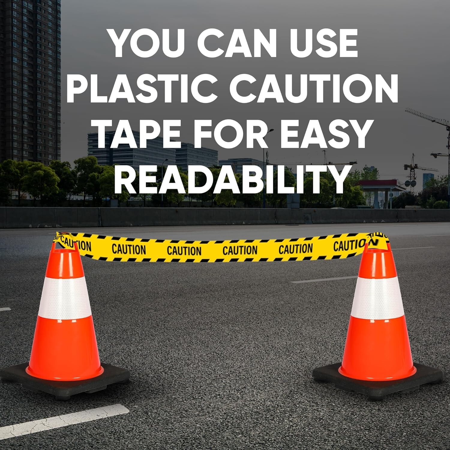 Pyle 12" PVC Cone - 6 Pieces High Visibility Structurally Stable for Traffic