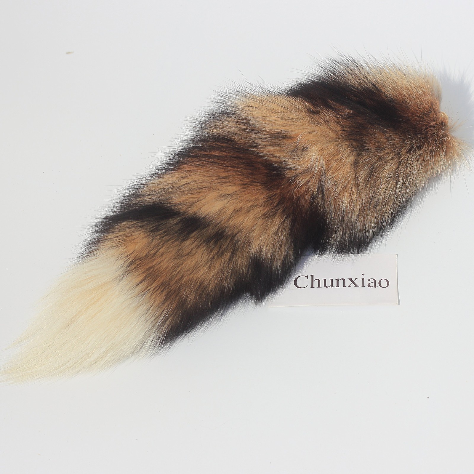Huge Fluffy Fox Tail Fur Cosplay Keychain Handbag Accessory Tassel Hook