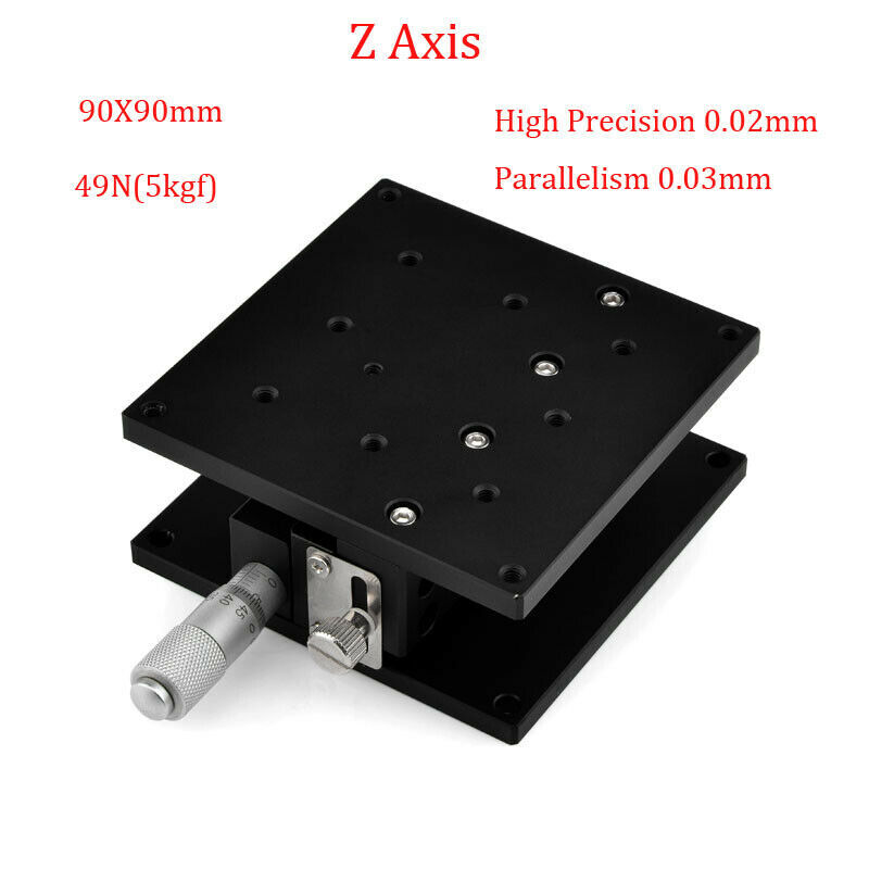 Z-Axis Trimming Platform Manual Slide Table Displacement Precision Linear Stage
