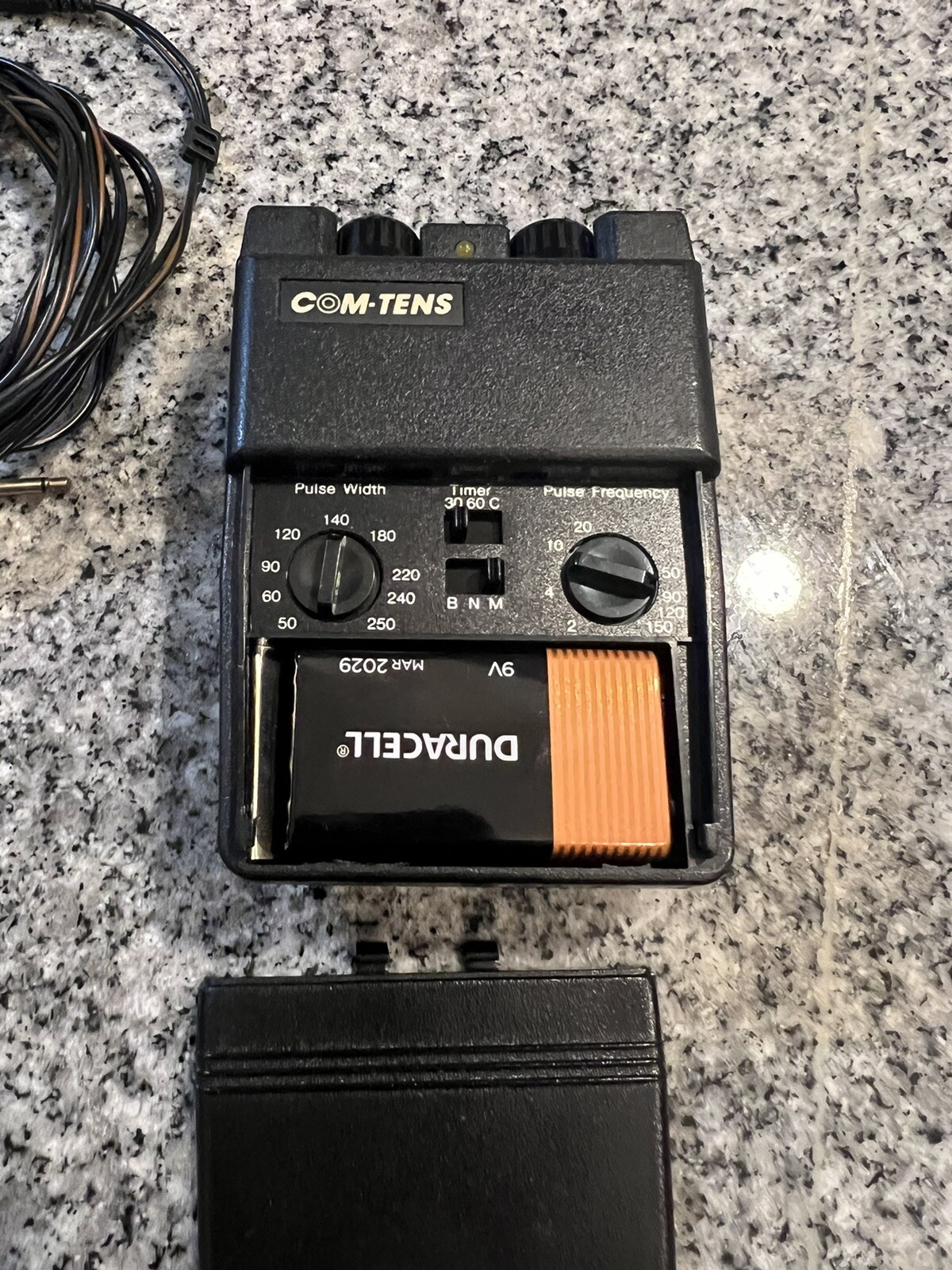 Com-Tens Unit w/ Battery, Leadwires, New Battery (Dual)
