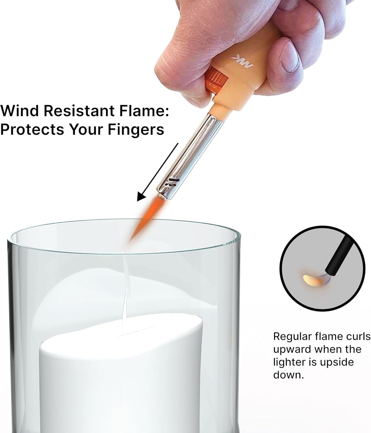 5-PACK MK Lighter Range Series, Pastel Set, Windproof (00897)