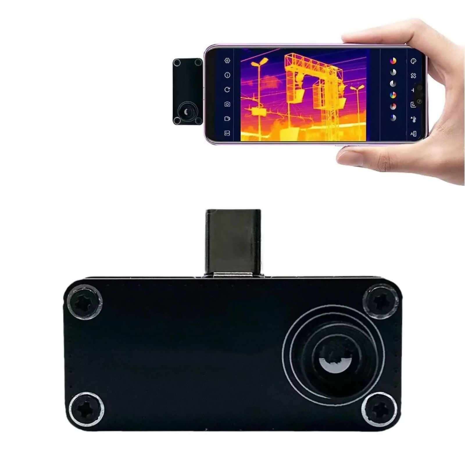 USB TypeC Multi-Language Thermal Imaging Camera IR Imager for Android Phone