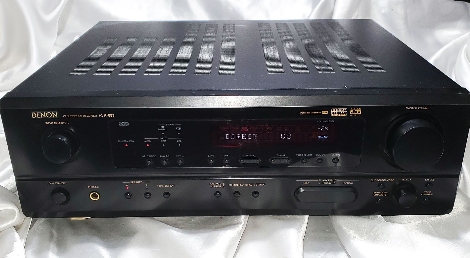 DENON AVR-683 5.1 SURROUND 80 / 110 WATTS CHANNEL STEREO RECEIVER