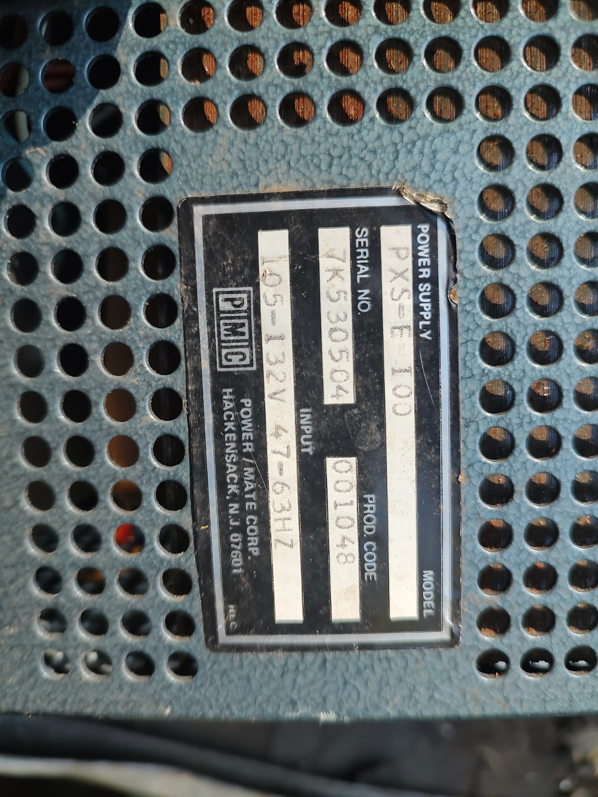 Neat Old DC Power Supply Pmc Power Mate