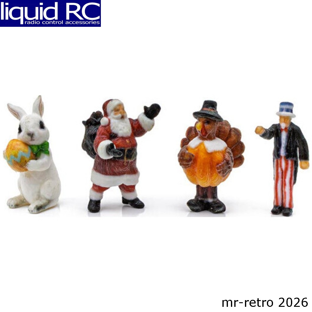 Woodland Scenics A2868 Ho Holiday Figures 4 Pk