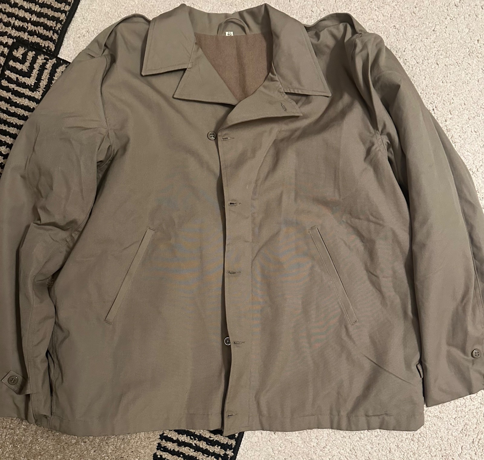 Reproduction US M41 Field Jacket Wool Lined SIZE 46R - NEW