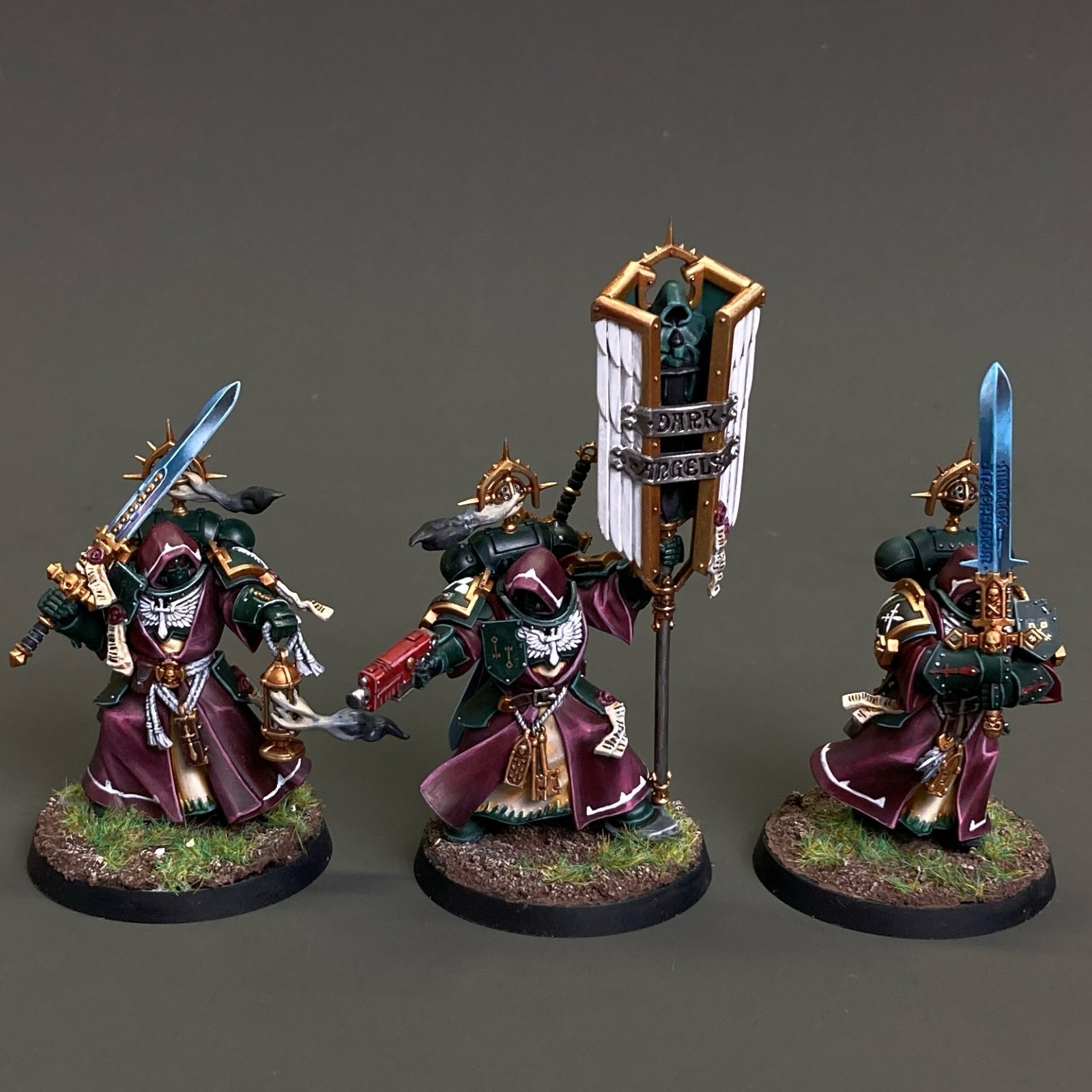 Presale Pro Painted Space Marines Dark Angels Inner Circle Companions Commission