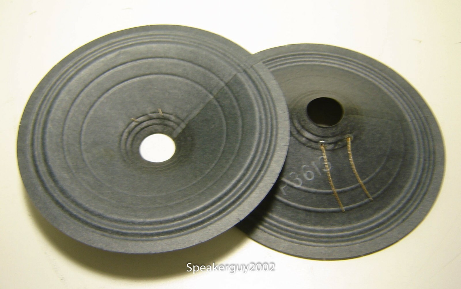 Pair Vintage 6" Paper Cones - Speaker Parts - P3613 -- CS1