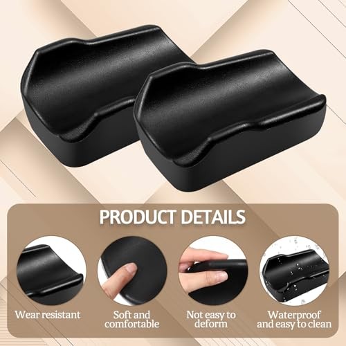 2 PCS Walker Armrest Pads, Upright Walker Forearm Pads, Black Universal