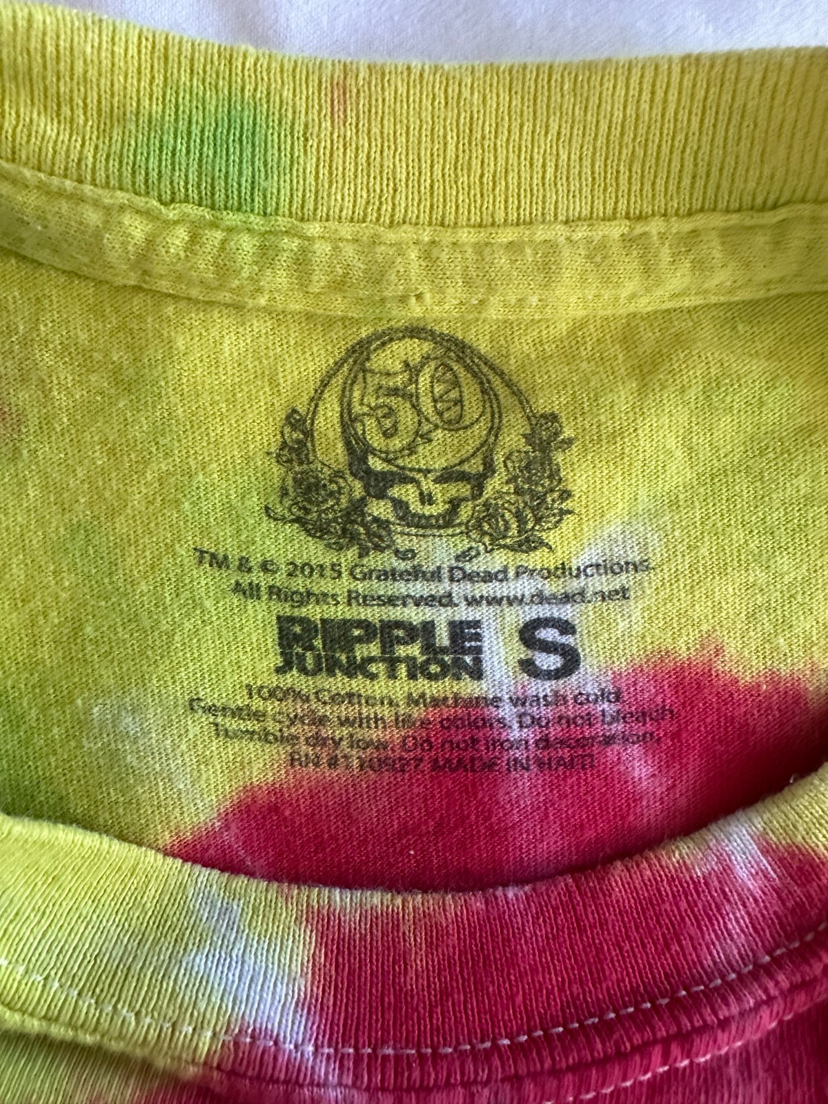 50th Ripple Function Grateful Dead Tie Dye Unisex Tshirt