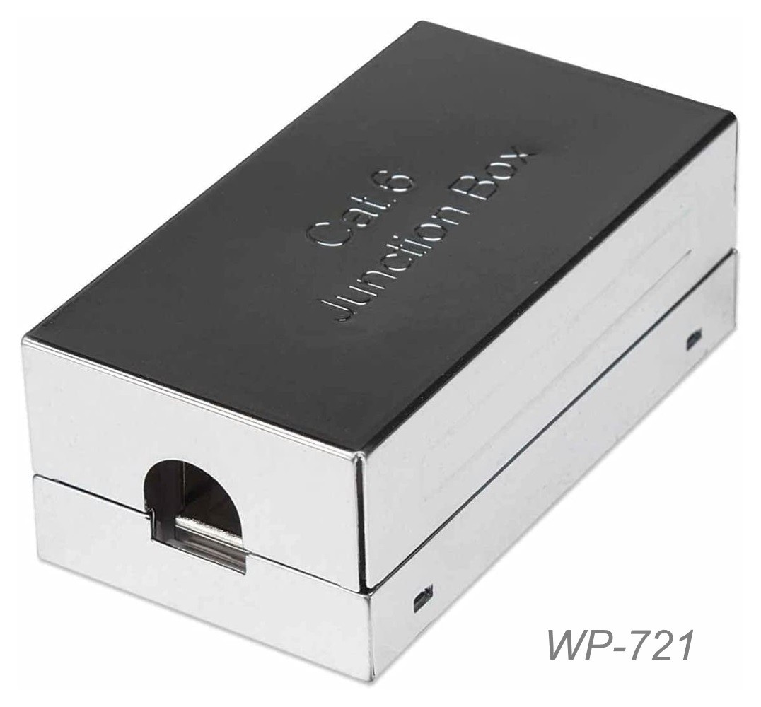 CAT.6 110 Type Junction Box, Shielded, Silver, WP-721