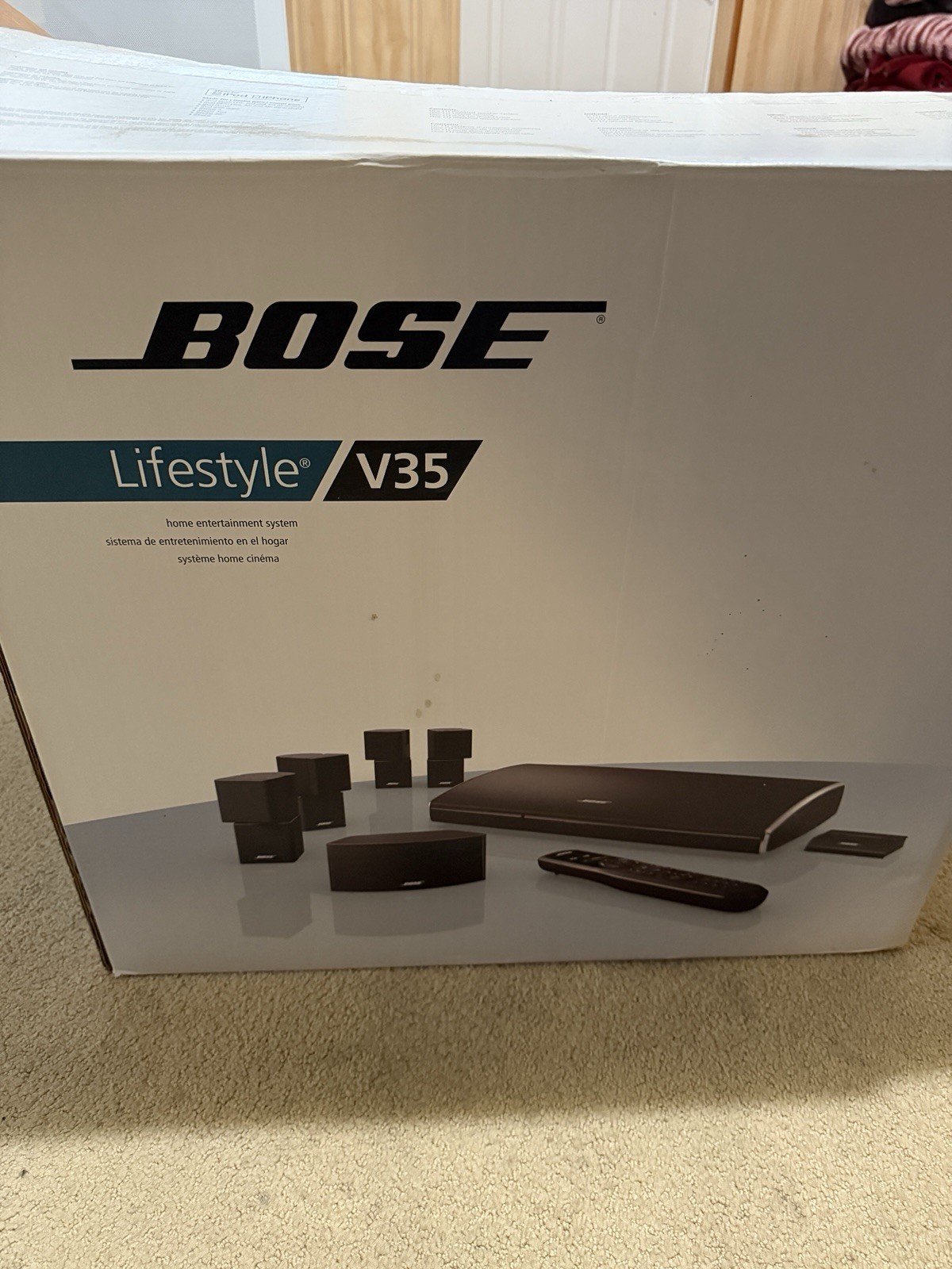Bose Lifestyle V35 5.1 Channel Home Theater Speaker System Black