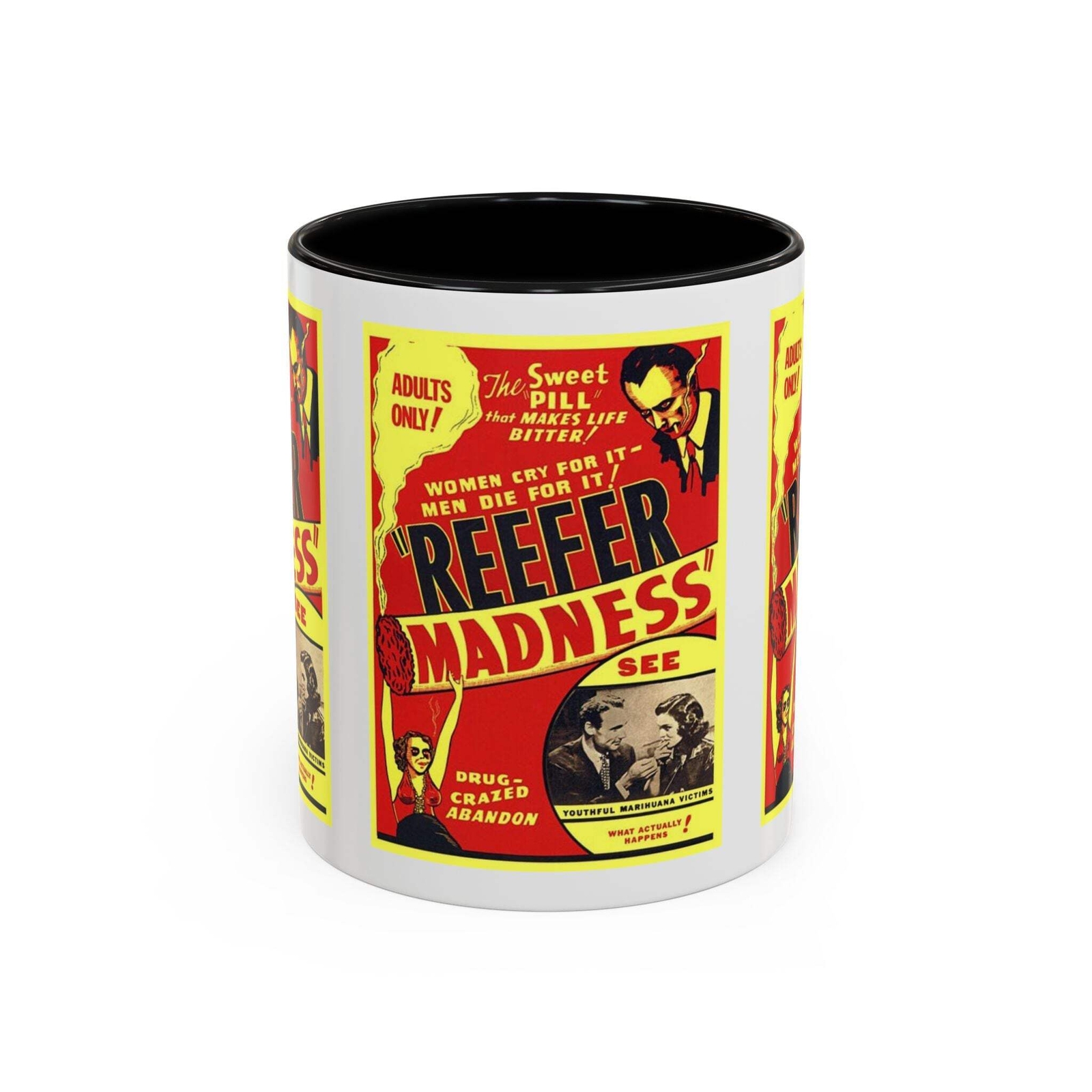 Cult Classic Movie Poster Art Accent Coffee Mug (11, 15oz) - Reefer Madness 1936