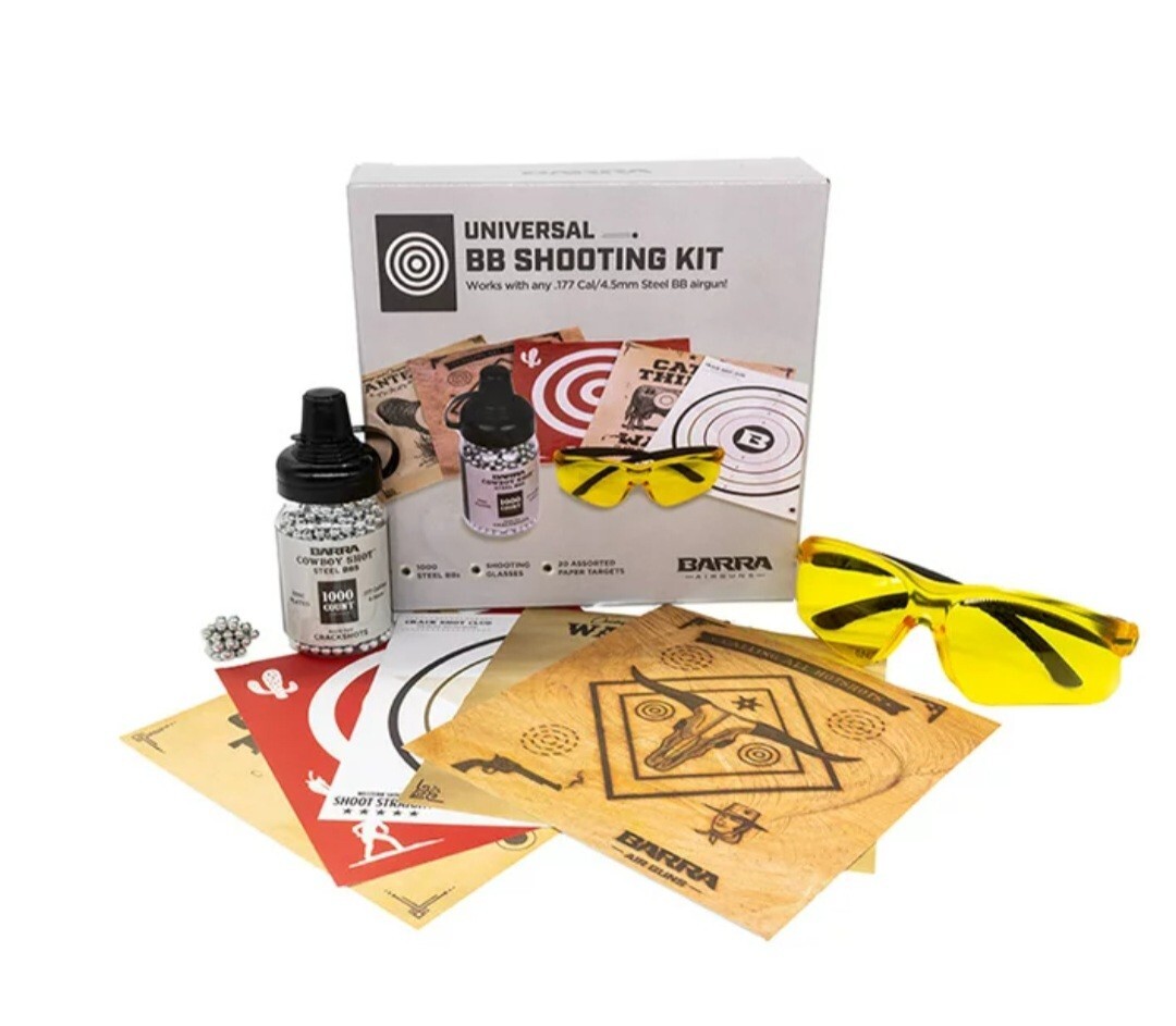 Barra 0.177 Caliber BB Universal Pump Action Air Rifle Spring Shooting Kit