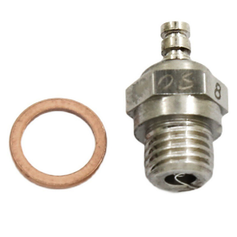 Japan Glow Plug OS O.S. 8 No.8 Standard Glow Plug Spark Medium For RC Car Truck