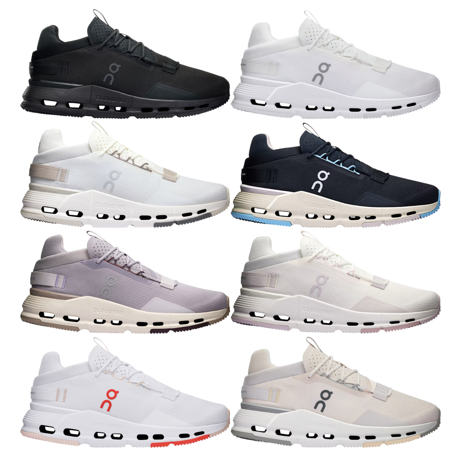 On Cloudnova 2 Women Running Shoes US Size 6-11 New Colors New Athletic Sneaker