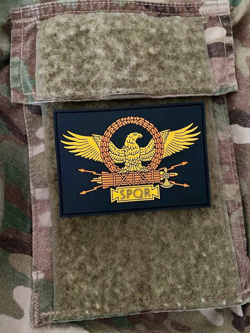 PVC tactical military patch “SPQR”