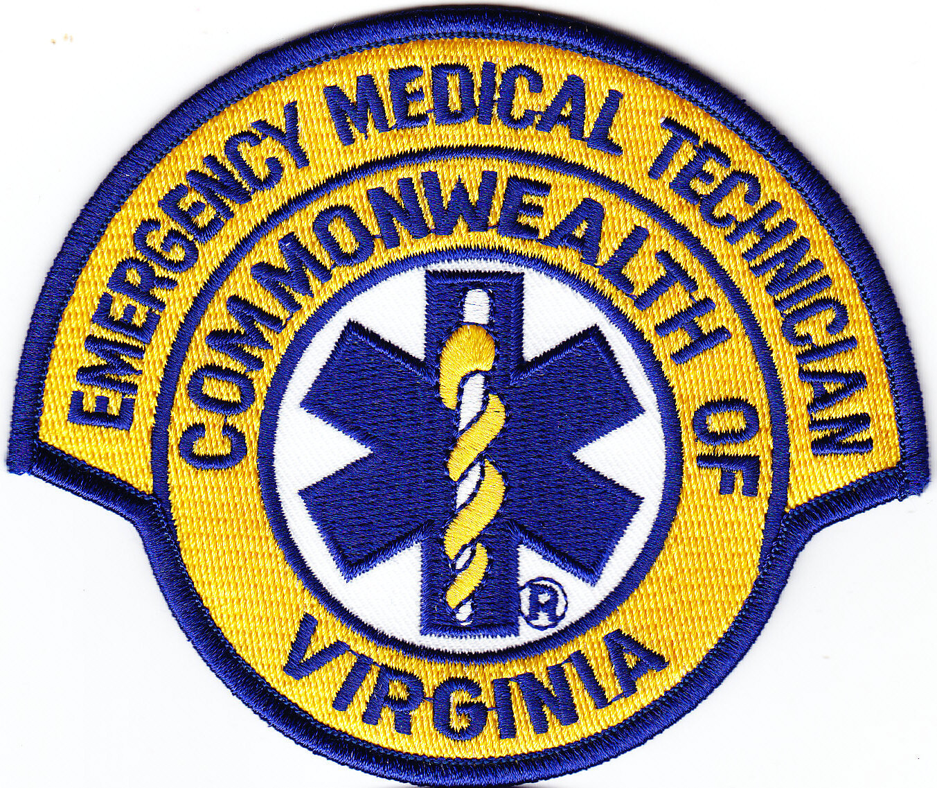 Virginia Emergency Medical Technician Patch EMT EMS VA