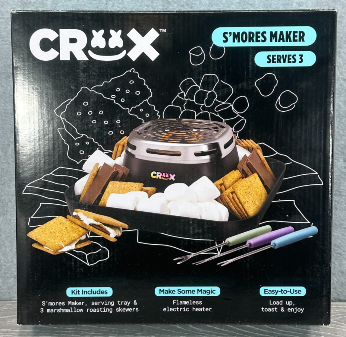 Brand New In Box CRUX Marshmallow S'mores Maker Black NEW IN SEALED BOX