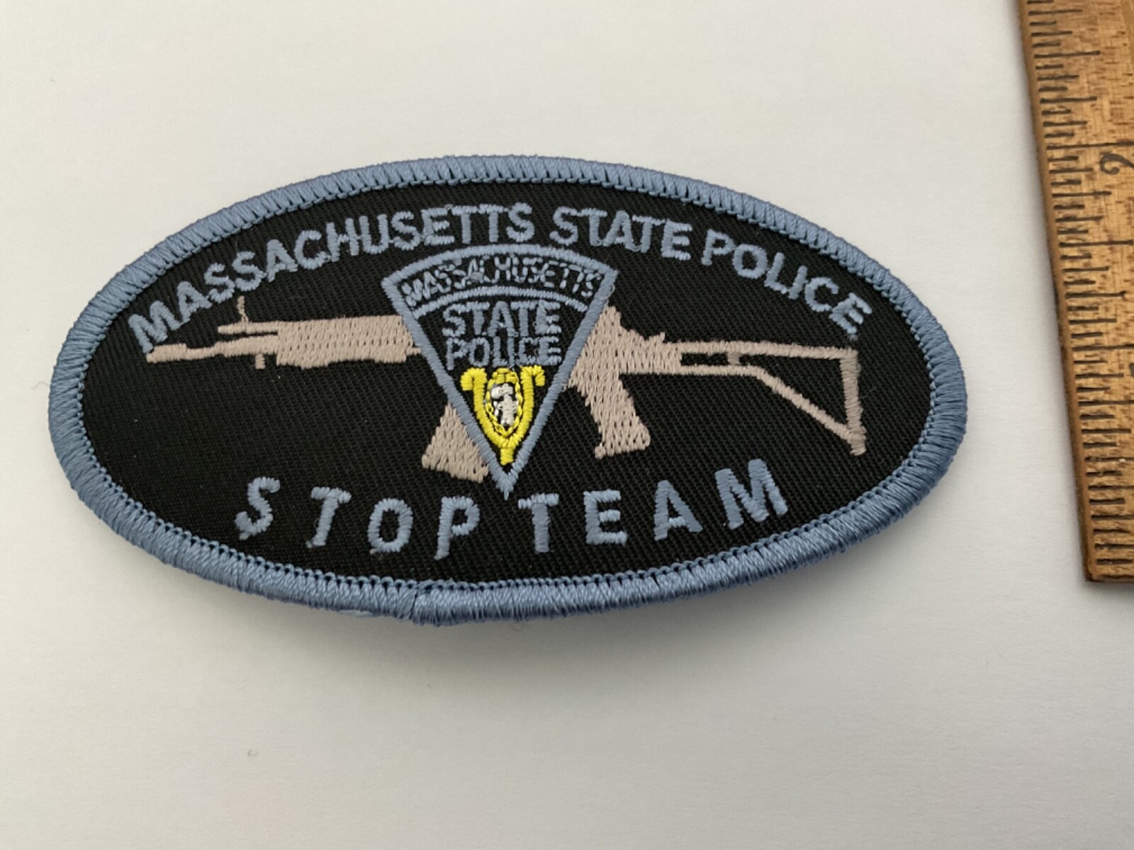 Massachusetts State Police Stop Team new collect patch set full size