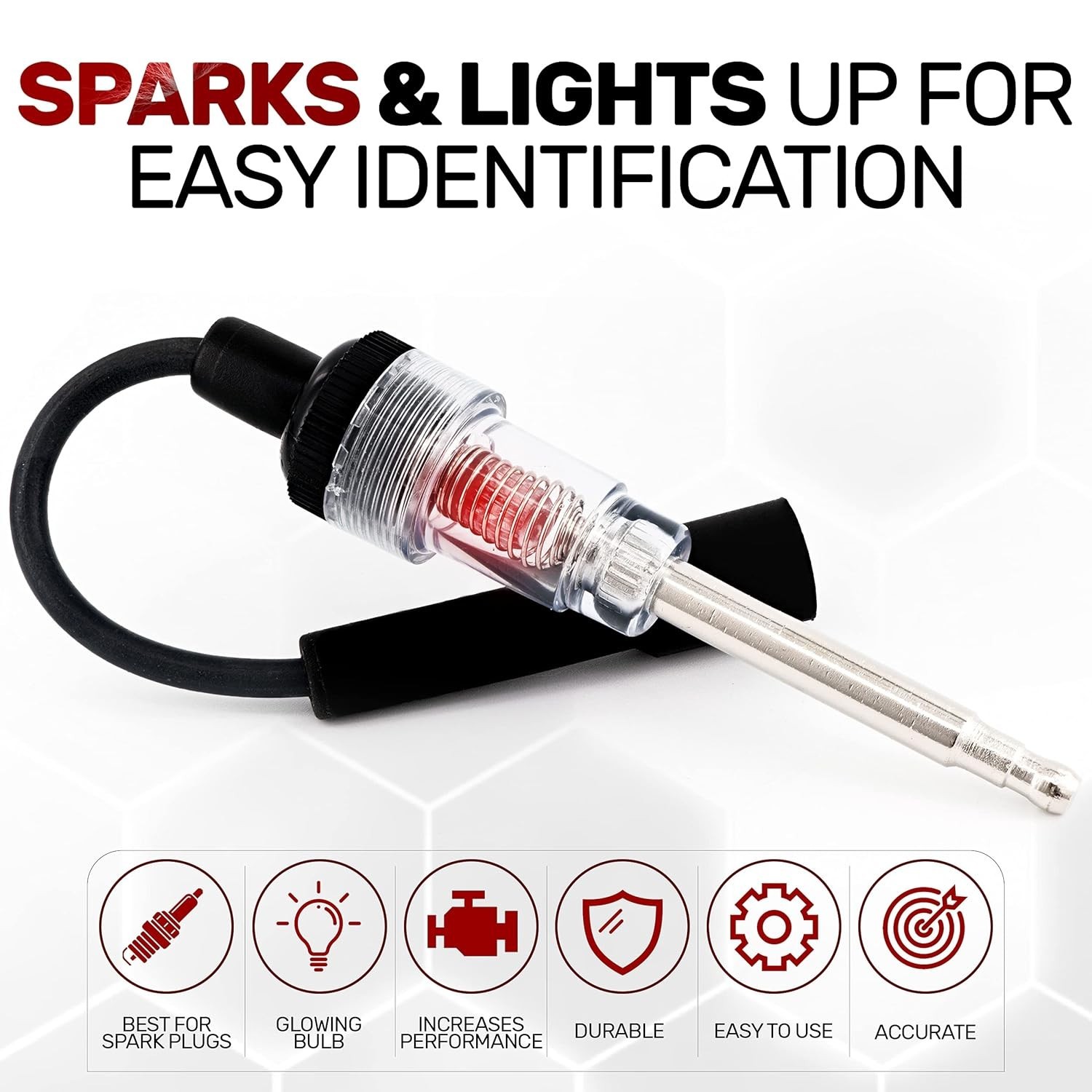 Ram-Pro Inline Spark Tester, Plug Engine Ignition 6-12 Volt Fool-Proof – Pick...