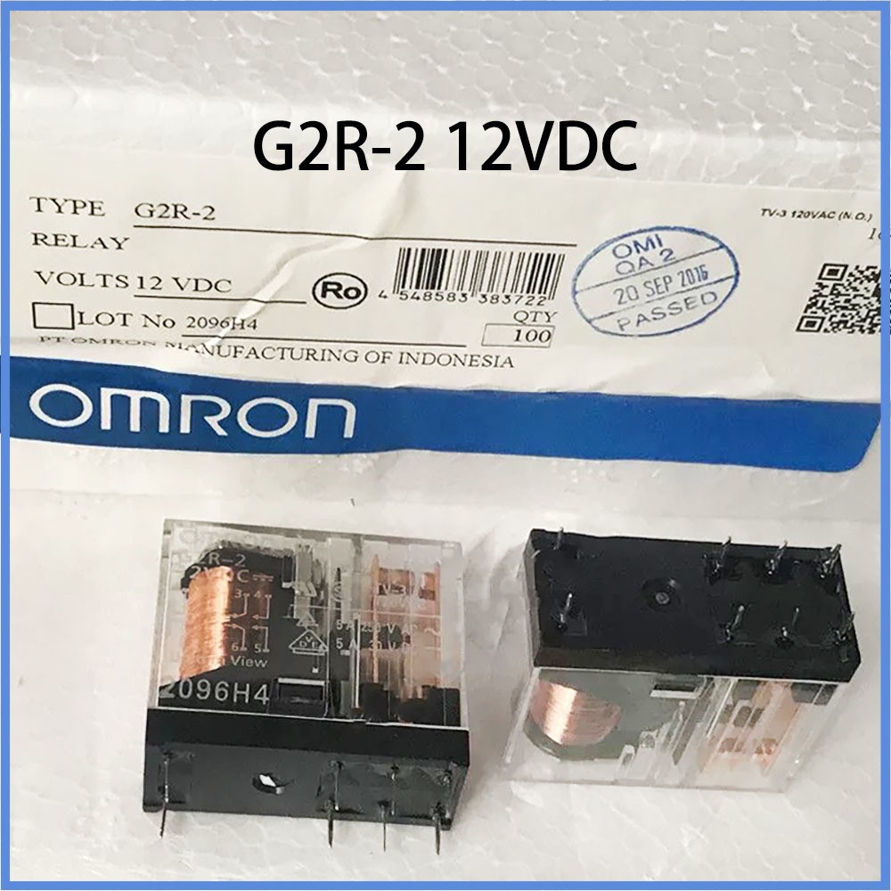 New Sealed G2R-2 9VDC 12VDC 24VDC Safety Relays Omron Expedited Shipping