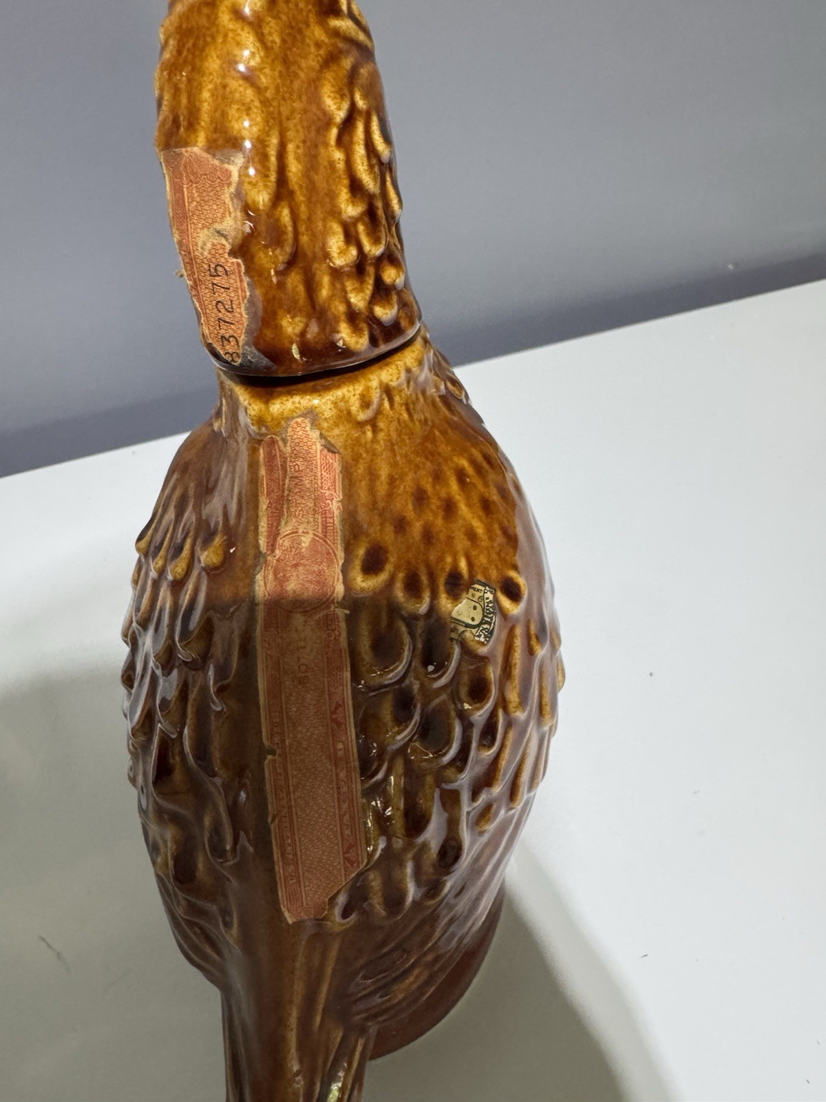 Pheasant Liquor Bottle