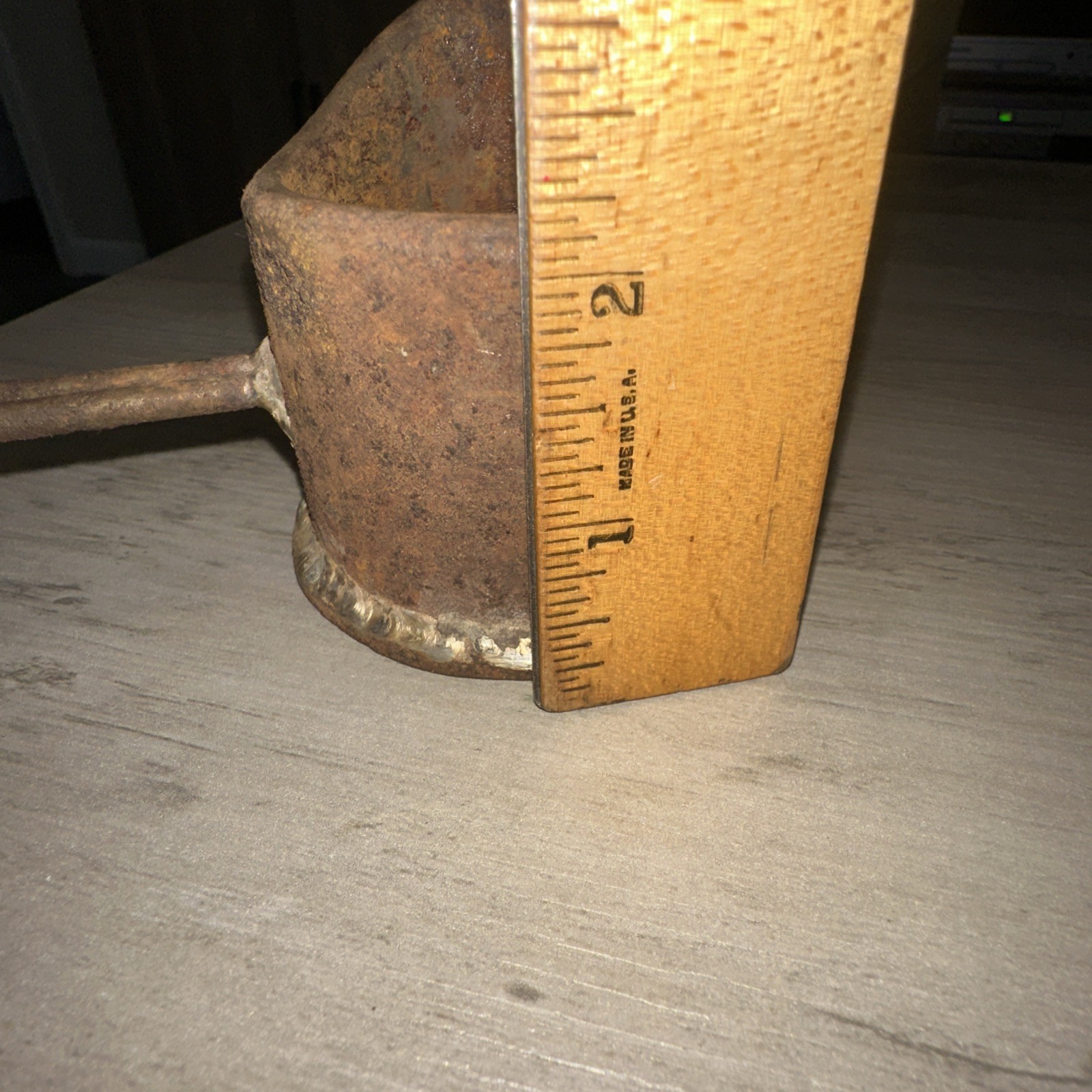 Antique Cast Iron Smelting Ladle Double Single Rustic Hand Made!