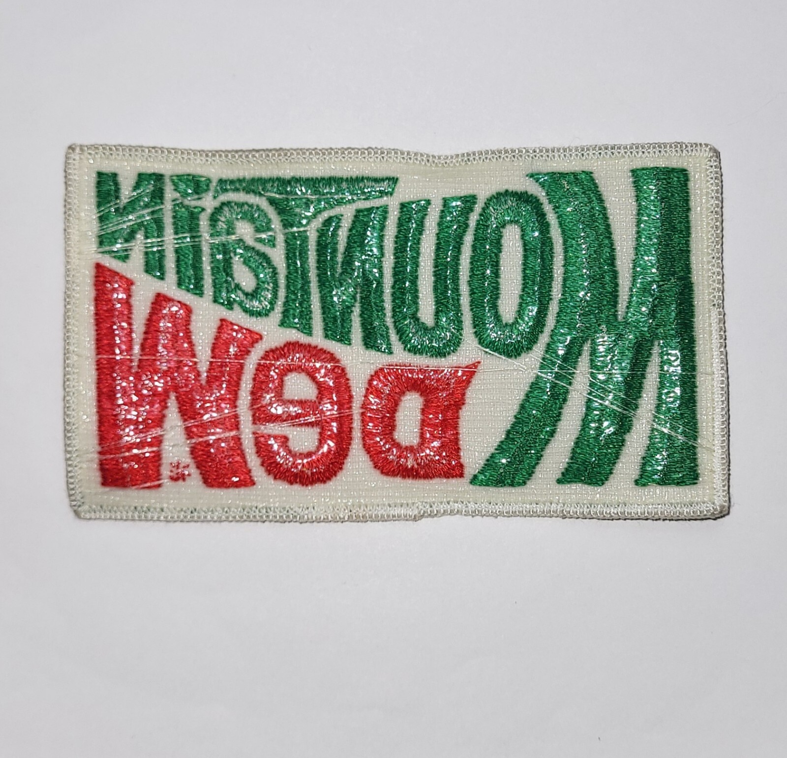 Vintage Mountain Dew Embroidered Patch