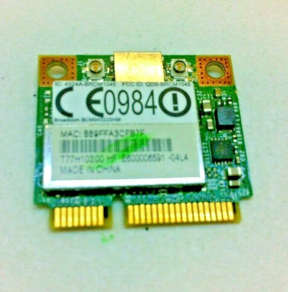 Genuine Acer Aspire 5536 5736 Wireless Half Card BCM943225HM - T77H103.00 HF 156