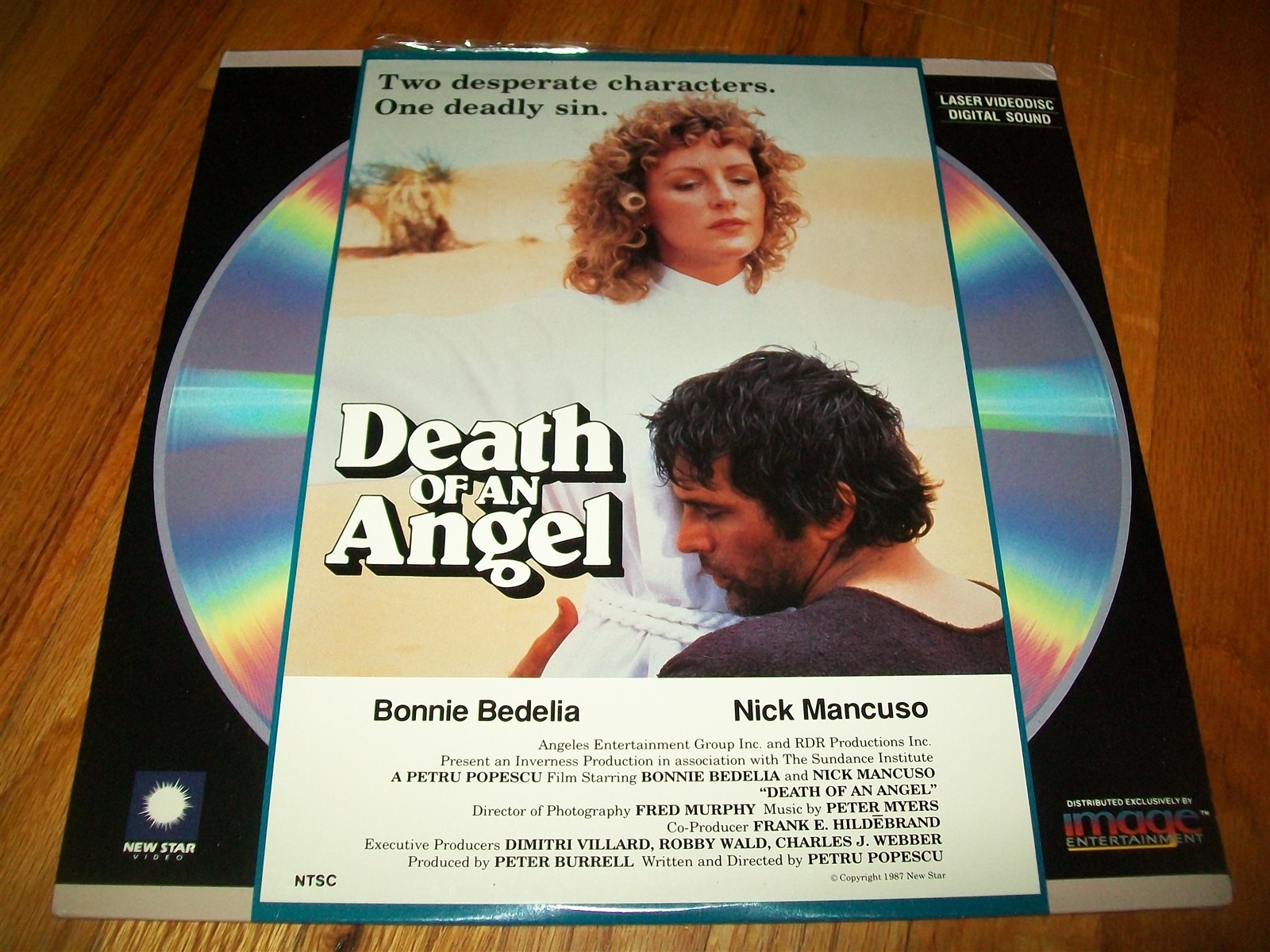 DEATH OF AN ANGEL Laserdisc LD BRAND NEW SEALED VERY RARE BONNIE BEDELIA STARS!