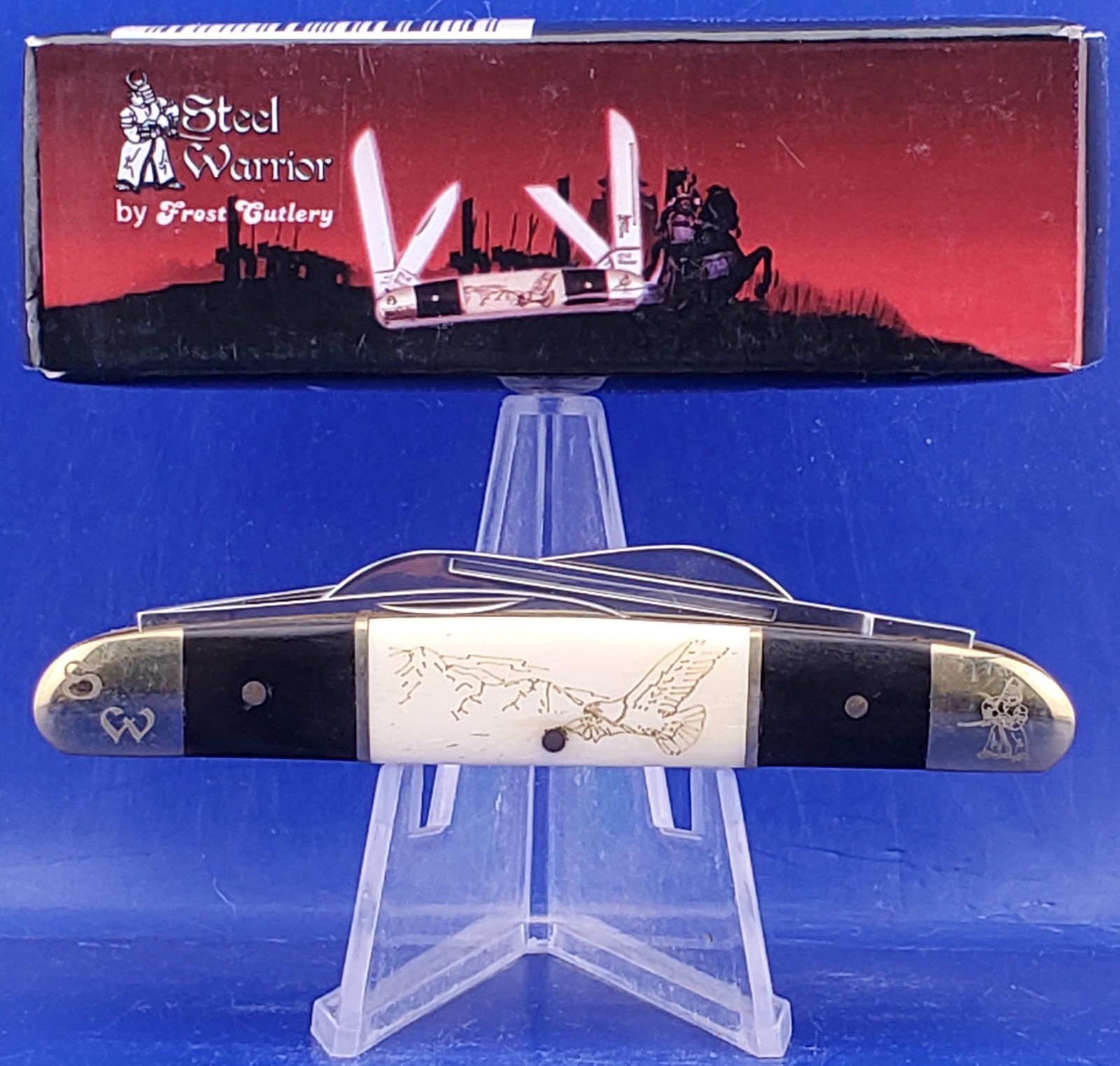 STEEL WARRIOR BENT CREEK CONGRESS POCKET KNIFE SW-115BHSB/E