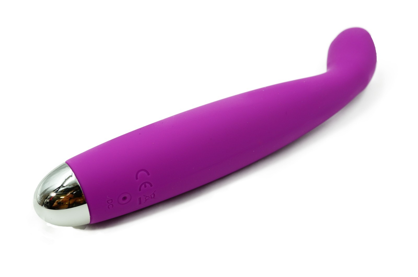 Powerful Curved Silicone Wand Massager 7 Modes USB Rechargeable Discreet Relaxer