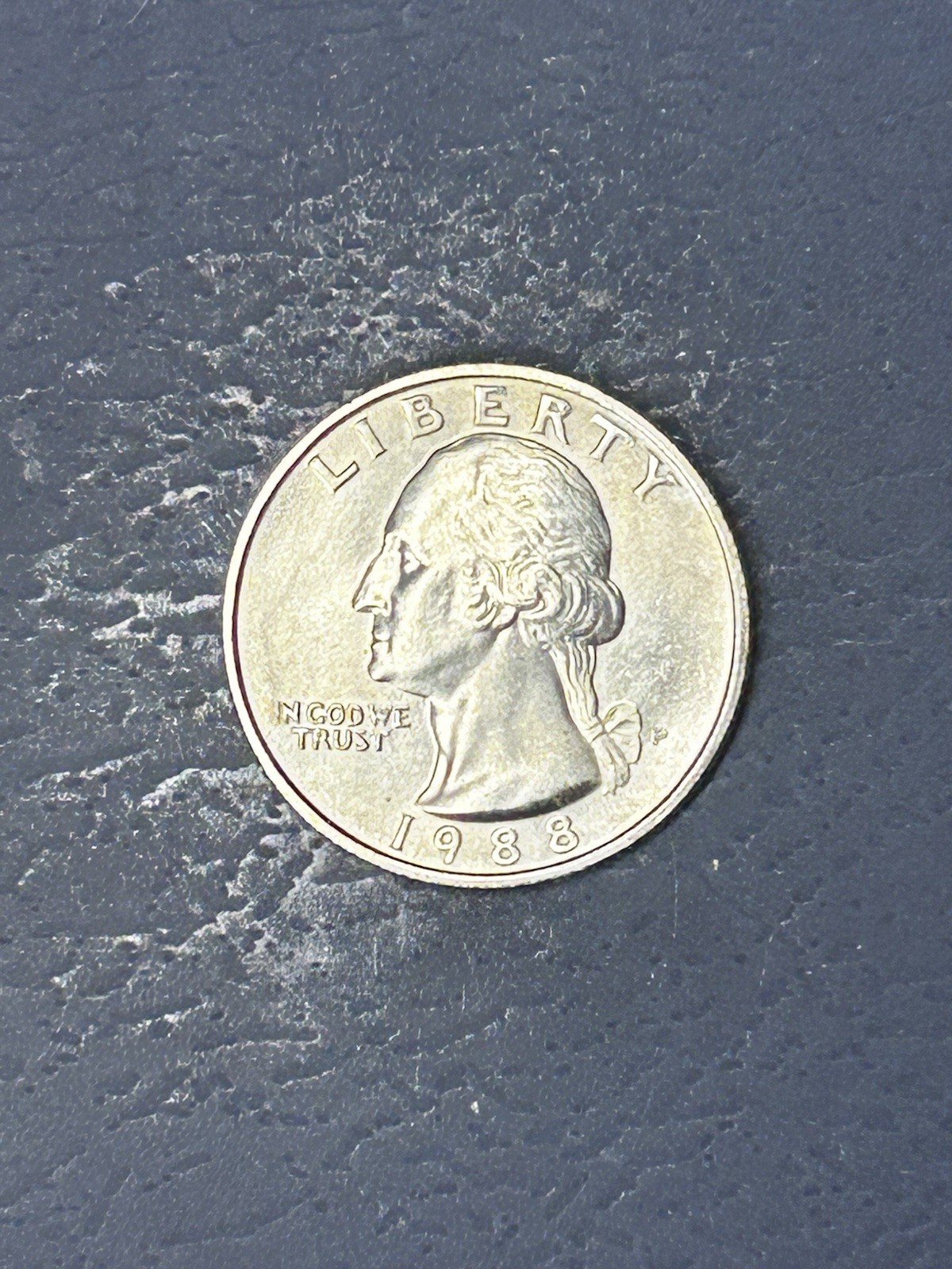 1988 P Washington Quarter Brilliant Uncirculated Full Feathers Mint State #K24