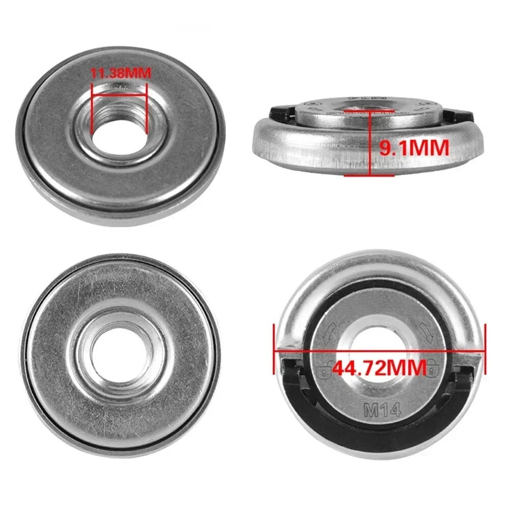 M14 Quick Release Flange Nut & Chuck Plate for Angle Grinder Self-Locking Tool