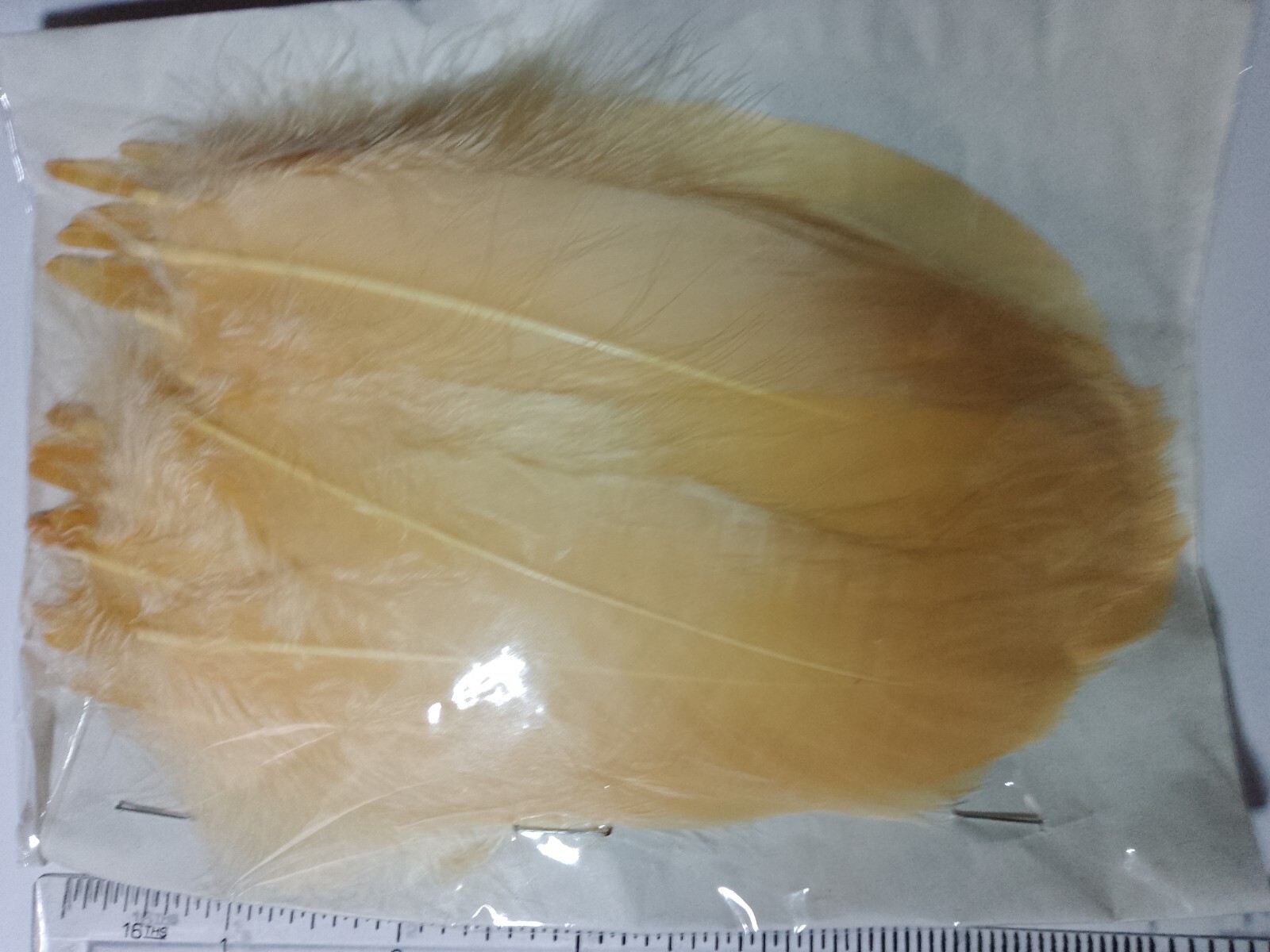 GOOSE SHOULDER FEATHERS PROFESSIONALLY DYED RED