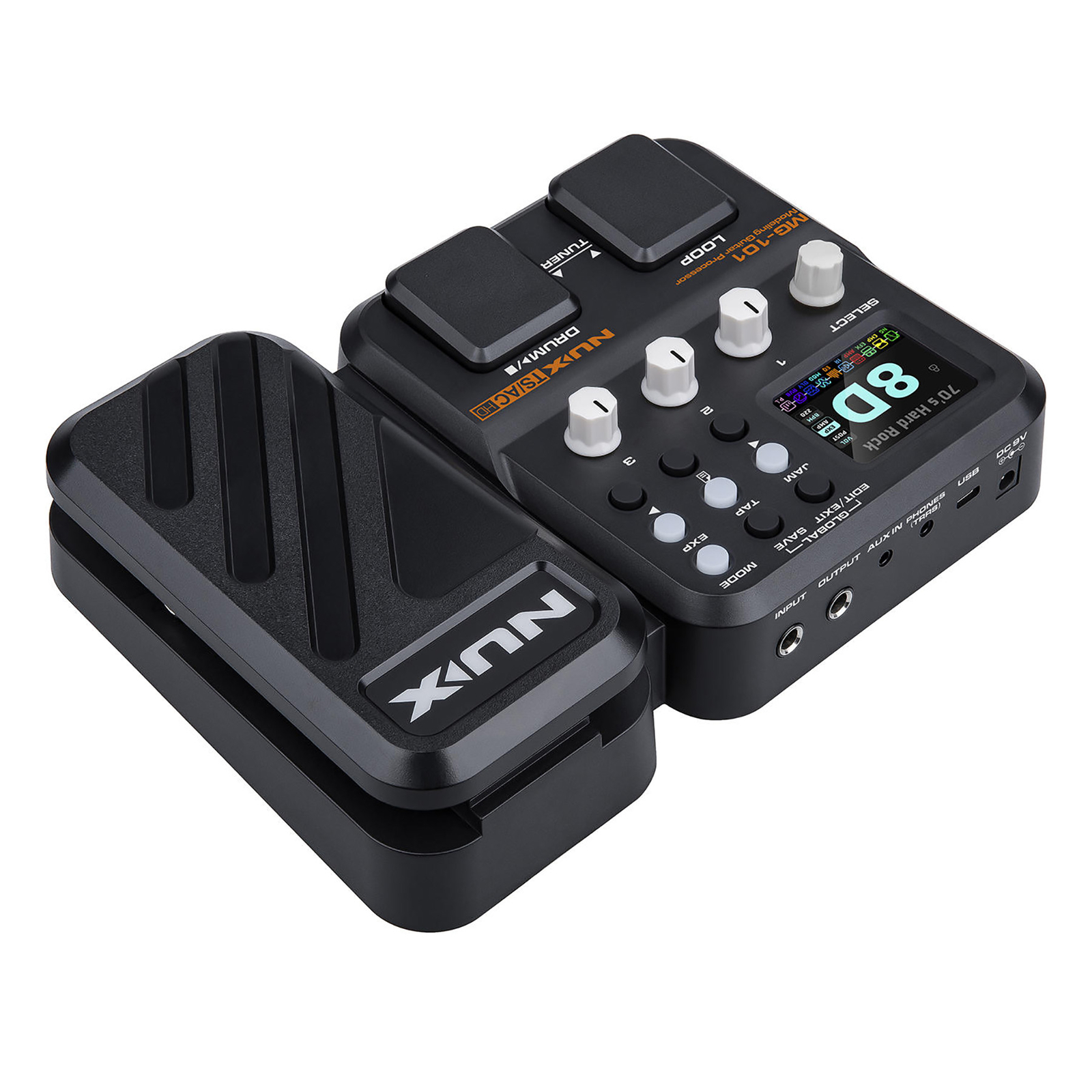NuX MG-101 Entry-Level Guitar Amp / Cab / Effect Modeling Processor Pedal