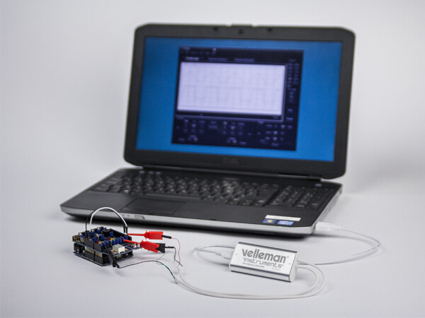 [ Whadda Velleman PCSU02 ] Mini 2 Channel USB PC Scope