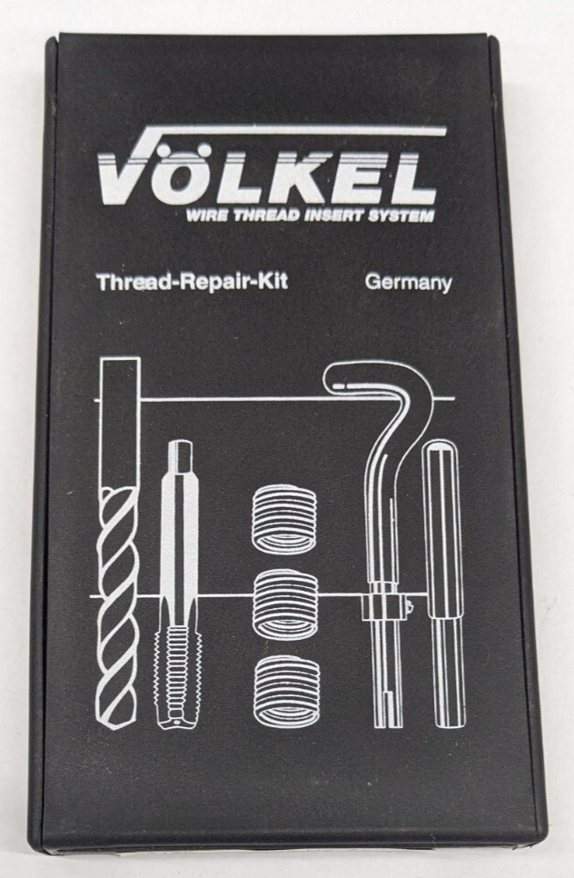 Volkel 4-48 UNF Thread Repair Kit No. 04120 Germany - 15 Inserts