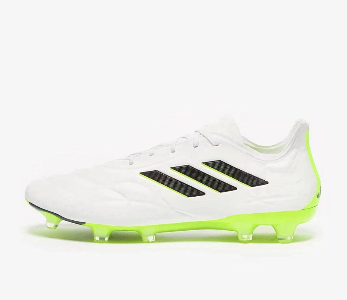 Adidas Copa Pure.1 FG Soccer Cleats White Lucid Lemon HQ8971 Mens Size