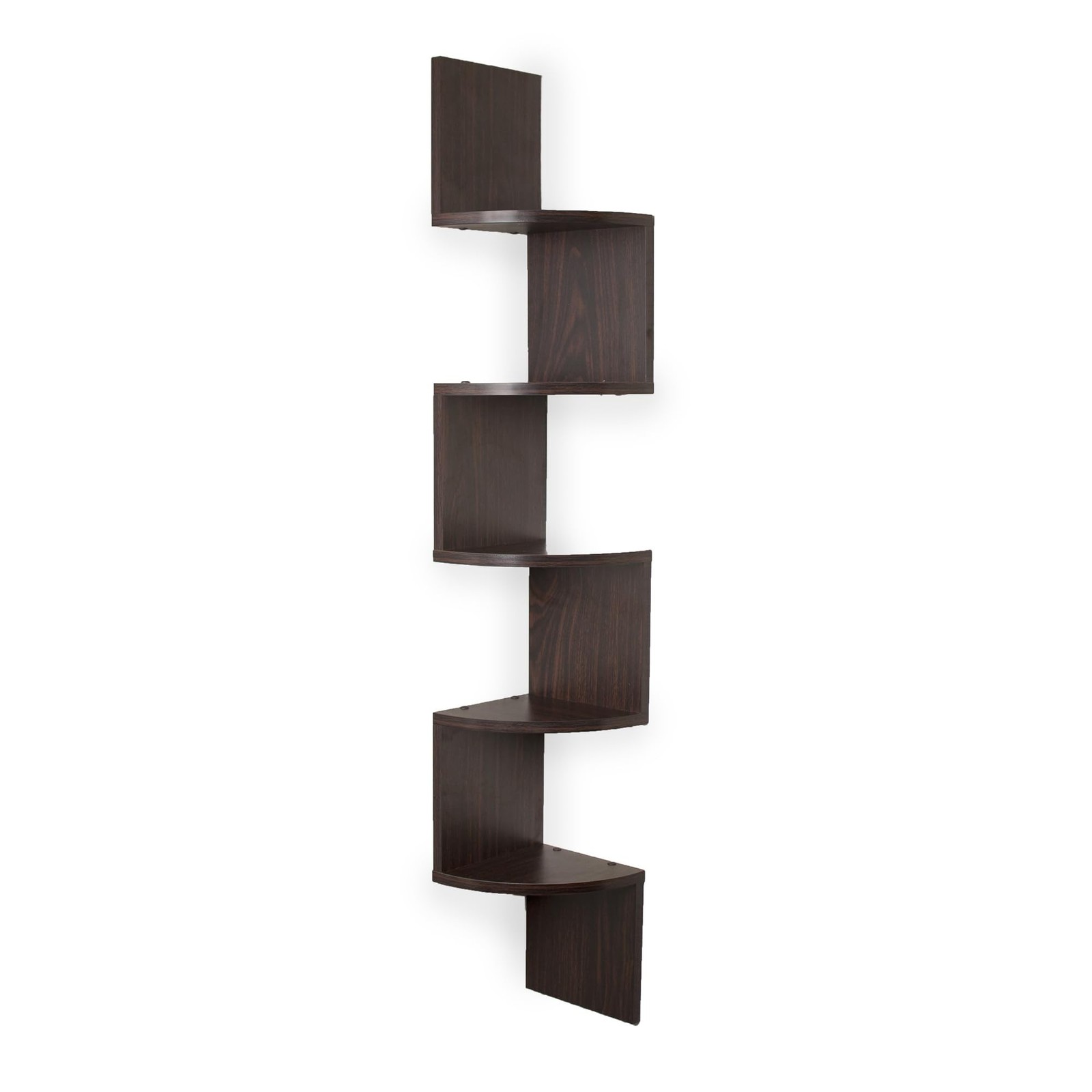 Danya B Decorative Floating Shelf Units, Rustic Shelf Organizer for Home Furn...
