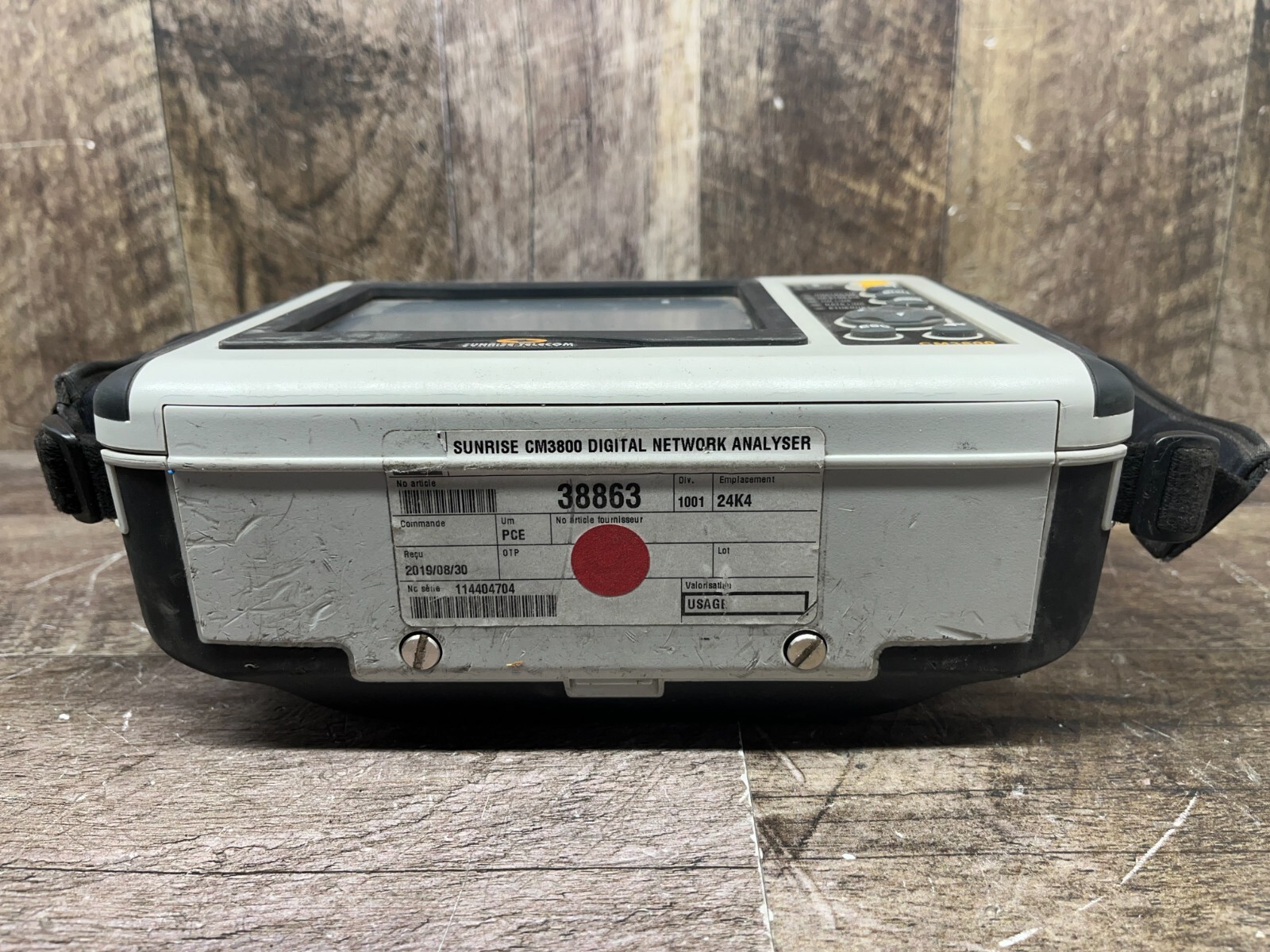 Sunrise Telecom CM3800 DOCSIS 3.0 Cable Modem Analyzer *READ*