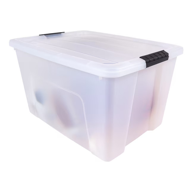 IRIS Large 60 -Quarts Translucent Stackable