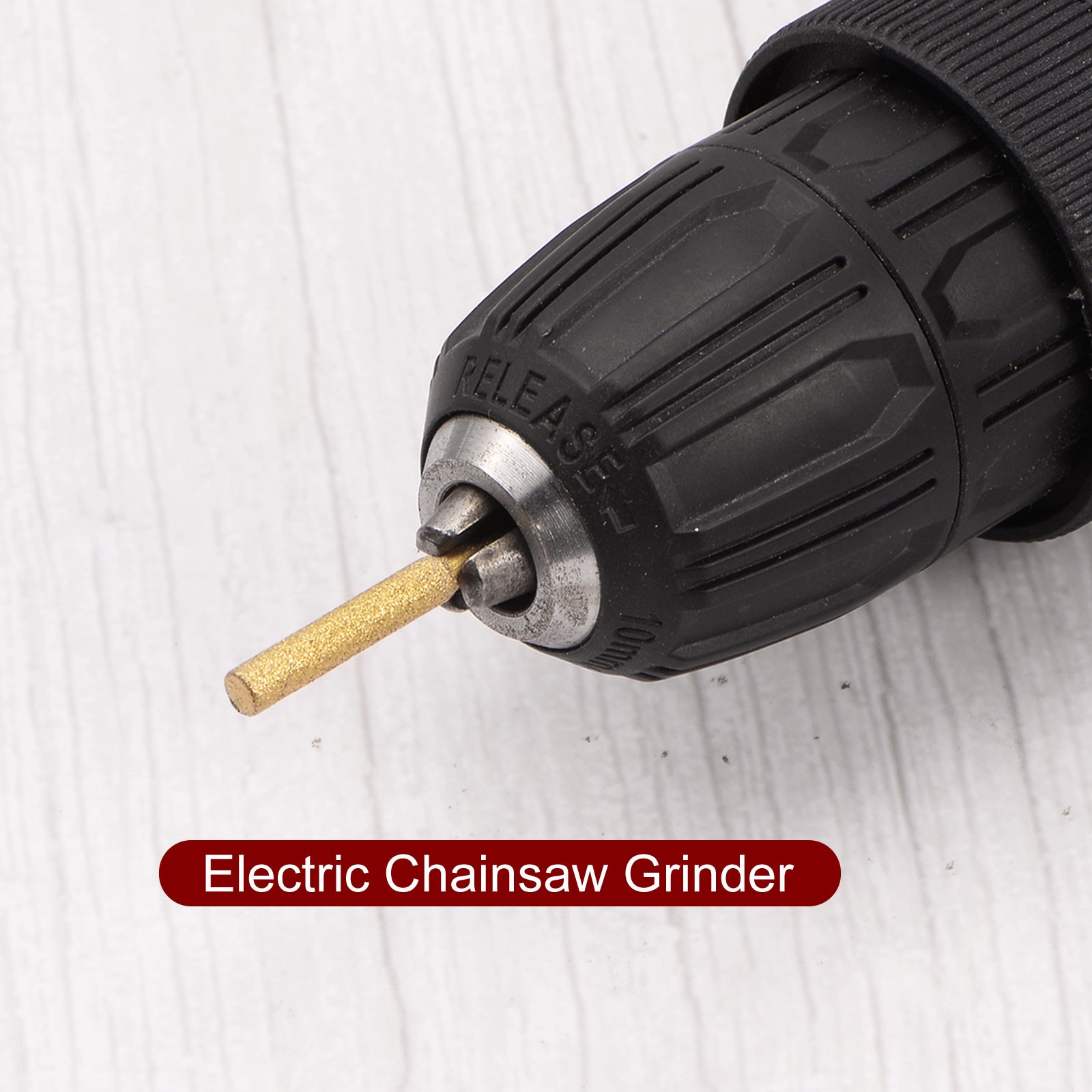 12pcs Diamond Coated Chainsaw Sharpener Bits 3/16" Chain Saw Grinder